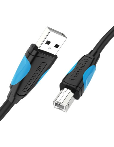 Kabel do drukarki usb-a do usb-b vention 480mbps 5m czarny