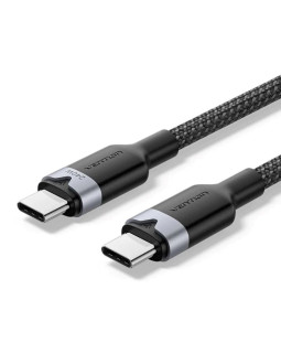 Kabel usb-c do usb-c 2.0 pd 3.1 vention 5a 240w 1m czarny