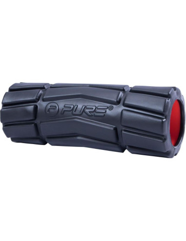 Wałek roller do ćwiczeń 36x14cm medium czarny pure 2 improve