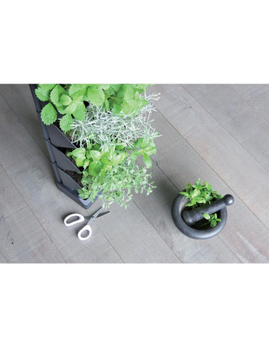 Kwietnik ogród wertykalny stojący antracyt