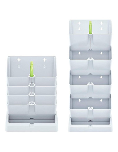 Kwietnik ogród wertykalny stojący biały