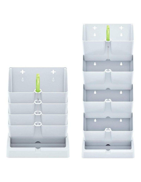 Kwietnik ogród wertykalny stojący biały