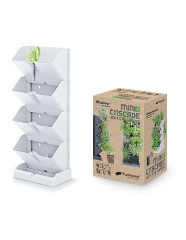 Kwietnik ogród wertykalny stojący biały