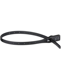 Zapięcie rowerowe pasek na szyfr czarny dunlop 2