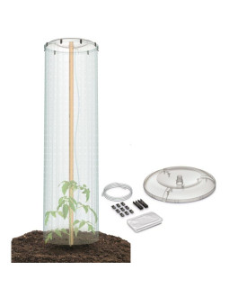 Folia pokrywa osłona szklarnia system nawadniania na doniczkę do pomidorów