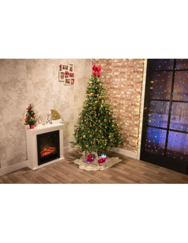 Bombka dekoracyjna plastikowa 6cm set 35 szt złota