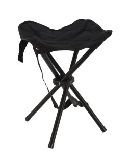 Krzesełko wędkarskie turystyczne taborek składany redcliffs 33x33x40cm czarny