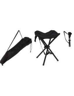 Krzesełko wędkarskie turystyczne taborek składany redcliffs 33x33x40cm czarny 2