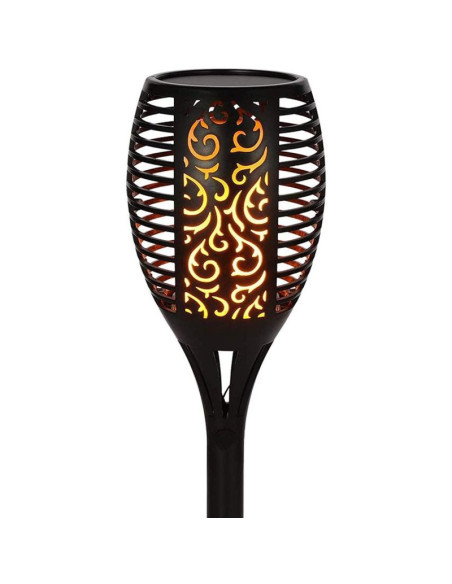 Pochodnia solarna tańczące płomyki 12x12x78cm 36 led xxxl