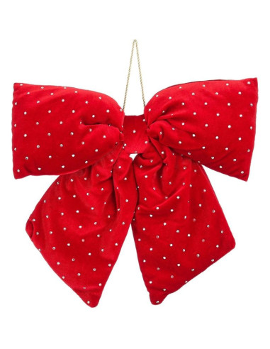 Kokarda dekoracyjna czerwona 30x34cm mica