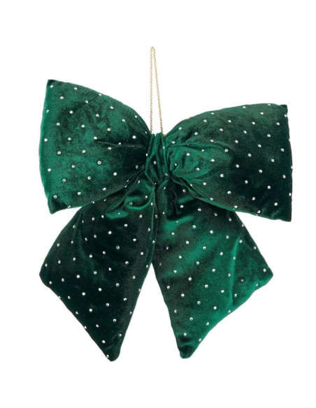 Kokarda dekoracyjna zielona 30x34cm mica