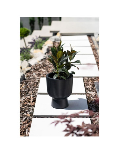 Doniczka do kwiatów milly na nodze śr 24cm zielona pina