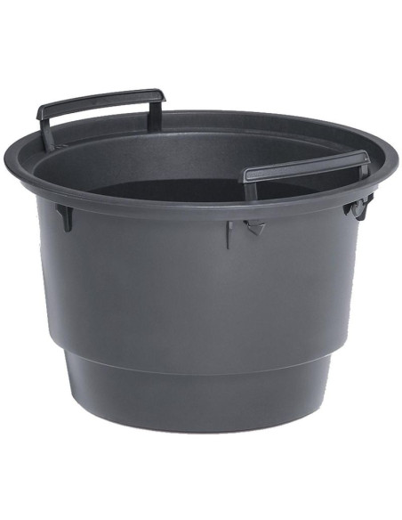 Doniczka do kwiatów milly na nodze śr 24cm jasny szary