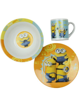 Illumination entertainment minions breakfast set 13-15230-15-07 wielokolorowe one size