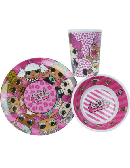 Mga entertainment l.o.l. surprise breakfast set 17-15231-19-06 różowe one size