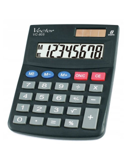Vector kalkulator biurowy vc-805 czarny