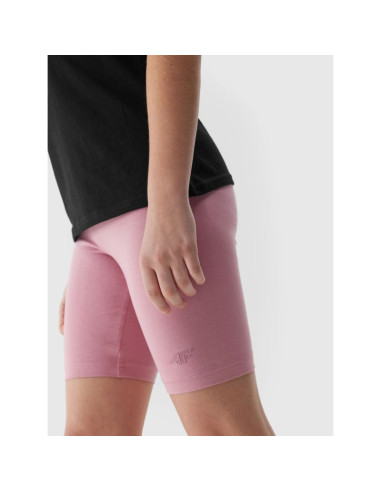 Legginsy kolarki dzianinowe dziewczęce 4f junior