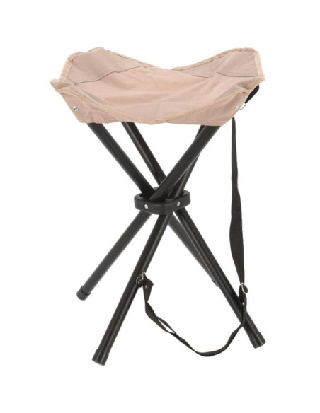 Krzesełko wędkarskie turystyczne taborek składany redcliffs 33x33x40cm kremowe