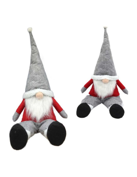 Mikołaj dekoracyjny lazy santa 45+20cm