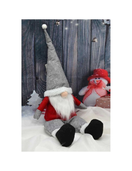 Mikołaj dekoracyjny lazy santa 45+20cm