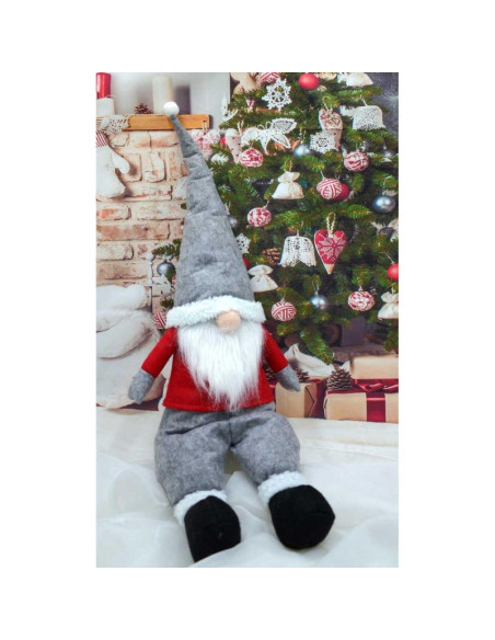 Mikołaj dekoracyjny lazy santa 45+20cm
