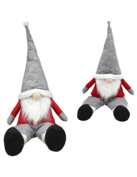 Mikołaj dekoracyjny lazy santa 45+20cm