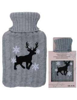 Termofor gumowy w pokrowcu alpina 0,7l renifer