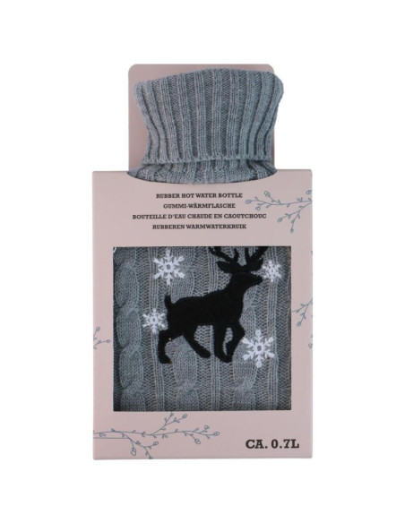 Termofor gumowy w pokrowcu alpina 0,7l renifer