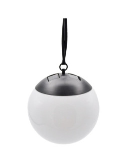 Lampa solarna plastikowa kula wisząca 20cm 2