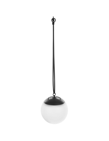 Lampa solarna plastikowa kula wisząca 20cm