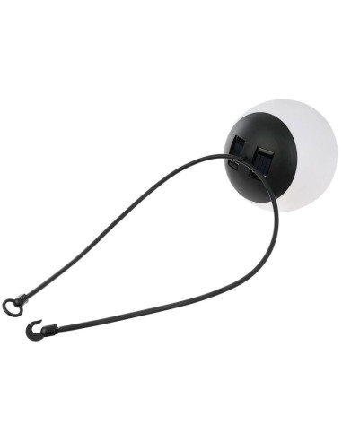 Lampa solarna plastikowa kula wisząca 20cm