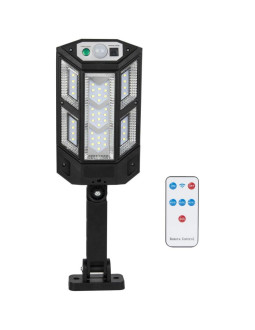 Lampa uliczna latarnia  solarna 43led + pilot czujnik ruchu i zmierzchu