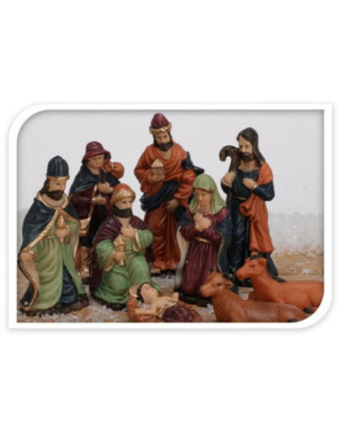 Figurki do szopki 9szt 8cm