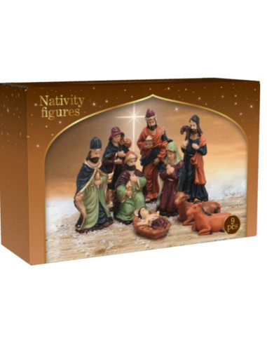 Figurki do szopki 9szt 8cm