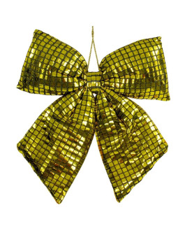 Kokarda dekoracyjna złota 30x34cm mica