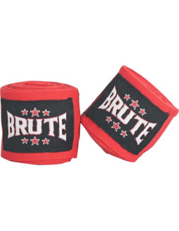 Bandaże owijki bokserskie brute 2szt czerwone 2