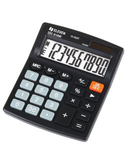 Eleven kalkulator biurowy sdc-810nr czarny zastępuje citizen