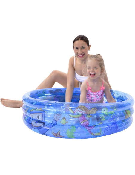 Basen dziecięcy 3- pierścieniowy ocean 99x23cm 51031