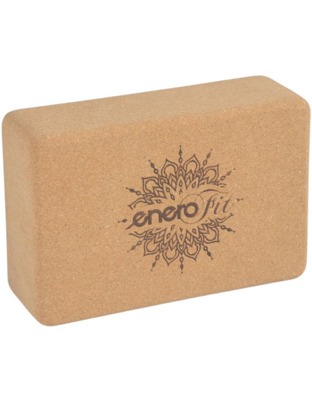 Blok kostka do ćwiczeń jogi korkowa enero fit