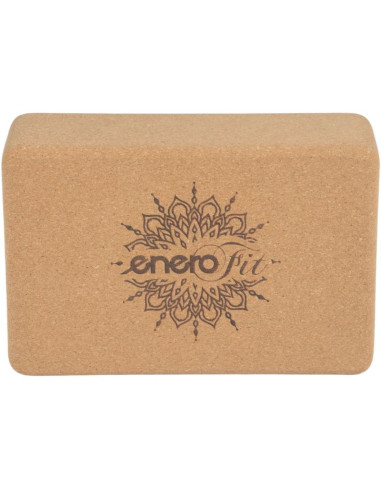 Blok kostka do ćwiczeń jogi korkowa enero fit