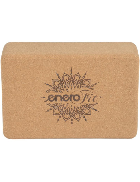 Blok kostka do ćwiczeń jogi korkowa enero fit