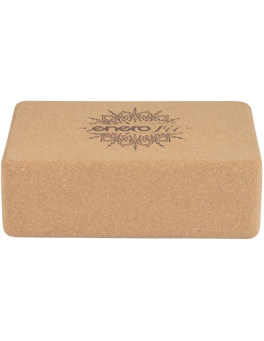 Blok kostka do ćwiczeń jogi korkowa enero fit