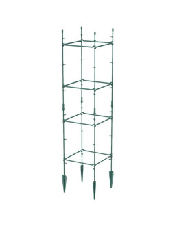 Podpora do roślin floo supports 29x29x120 cm zielony leśny