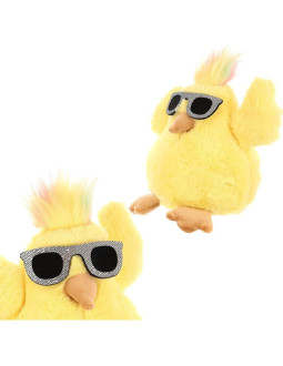 Kurczak w okularach 19cm dekoracja wiosenna 2