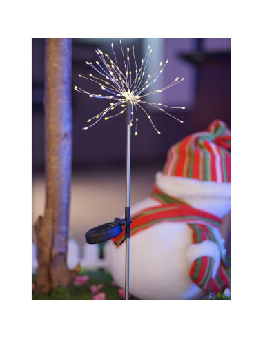 Lampa solarna dmuchawiec drzewko fajerwerki 80cm 90 led