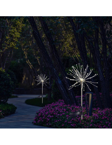 Lampa solarna dmuchawiec drzewko fajerwerki 80cm 90 led