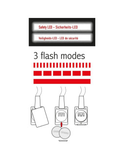 Smycz z paskiem led dł 120cm czerwony
