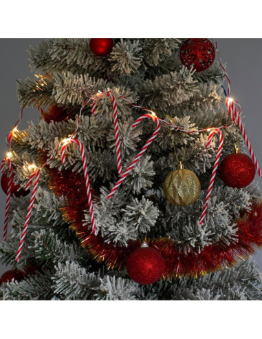 Lampki girlanda 10 led lizaki laski choinkowe ciepły biały luca