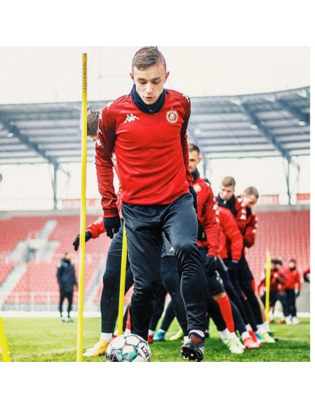 Tyczka treningowa yakima sport metalowa końcówka 1,6 m niebieska 100646