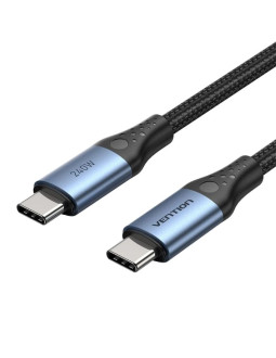 Kabel usb-c do usb-c vention usb 2.0 5a 240w 1m czarny